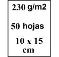 Papel Fotográfico 10x15 230gr Brilhante 50uds