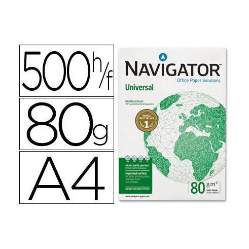 Papel multifuncional A4 Navigator 80 g / m2 500 fólios
