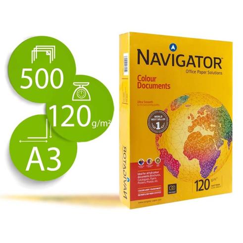 Navigator Color Documentos Papel A3 120gr 500 Folhas
