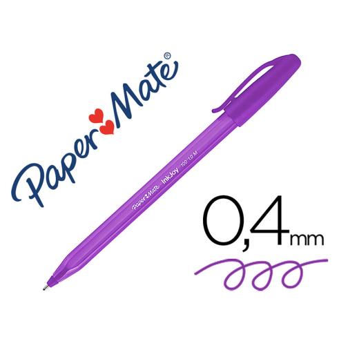 PAPERMATE PEN INKJOY 100 STICK ROXO