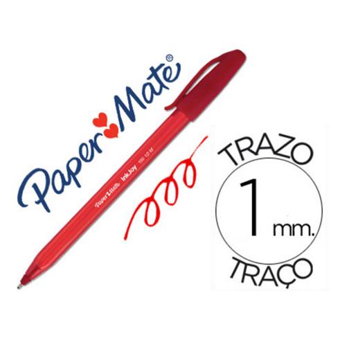 PAPERMATE PEN INKJOY 100 STICK RED
