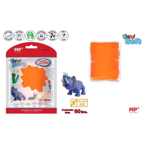 Pasta Modeladora Flexi Soft Laranja 60g
