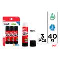 Cola em Bastão 40G - Embalagem de 3 unidades MP