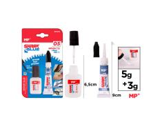 Cola Instantânea com Pincel 5g + Gel 3g
