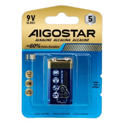 BATERIA ALCALINA 6LR61 9V