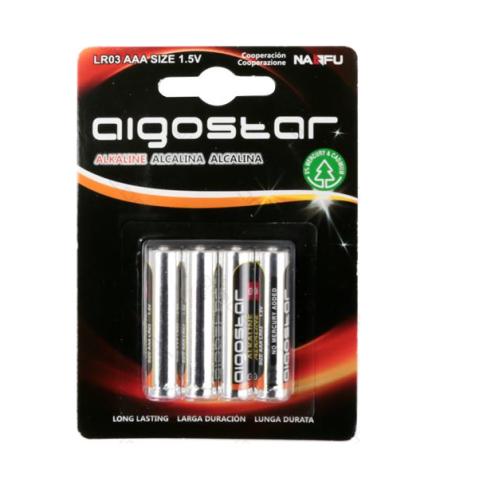 BATERIA ALCALINA AAA LR03 1,5V (4 UNIDADES)