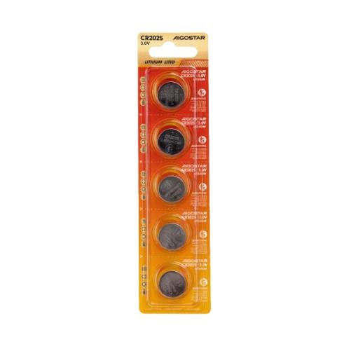 BOTÃO DA BATERIA CR2025 3V (PACK 5 UNITS)