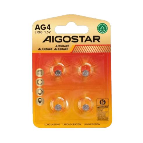 BOTÃO DA BATERIA LR66 AG4 1,5V (PACK 4 UNITS)