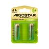 BATERIA RECARREGÁVEL AA 1.2V 1600mAH (2 UNIDADES)