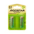 BATERIA RECARREGÁVEL AA 1.2V 1600mAH (2 UNIDADES)