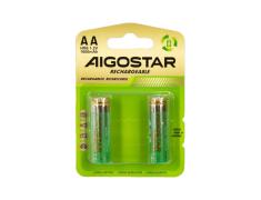 BATERIA RECARREGÁVEL AA 1.2V 1600mAH (2 UNIDADES)