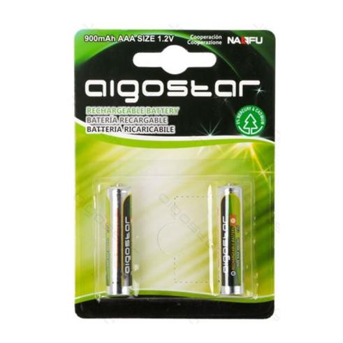 BATERIA RECARREGÁVEL AAA 1.2V 900mAH (2 UNIDADES)
