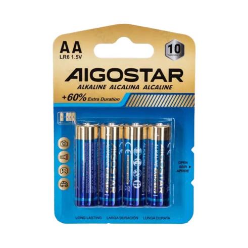 BATERIA ALCALINA AA LR06 1,5V (4 UNIDADES)