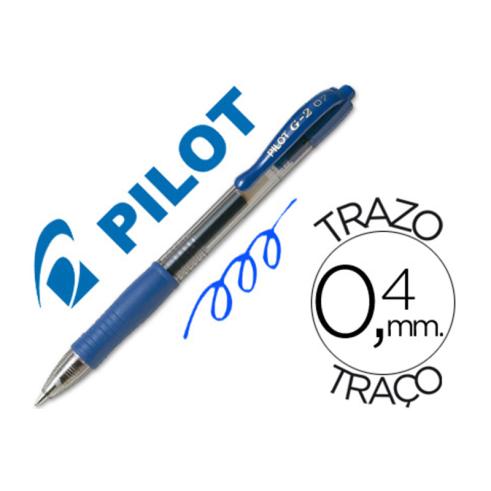 PILOTO G-2. ROLO DE TINTA DE GEL 0,7MM AZUL