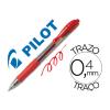 PILOTO G-2. ROLO DE TINTA DE GEL 0,4MM VERMELHO