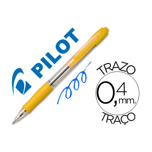 PILOTO AMARELO SUPER GRIP RETRÁTIL
