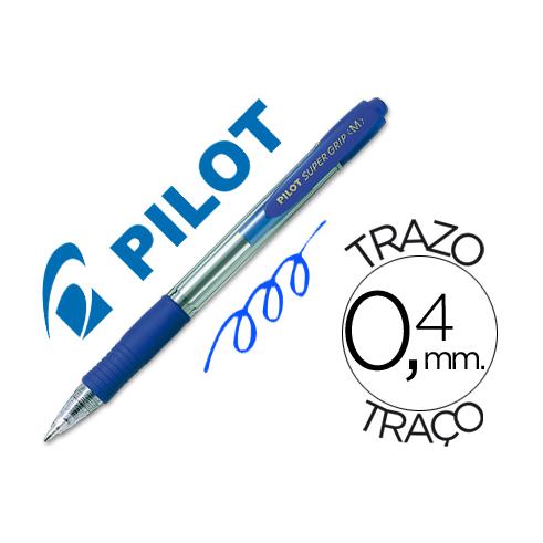 SUPER GRIP PILOTO RETRÁTIL AZUL