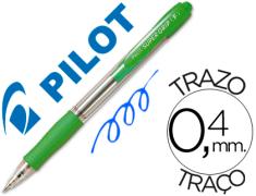 SUPER GRIP PILOTO RETRÁTIL VERDE CLARO