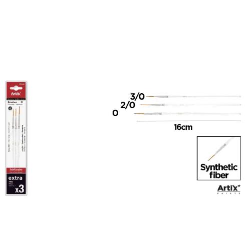 Pincel Longo Extra Fino 3u