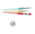 Pincel infantil 3u Easy Grip (Vermelho/Verde/Azul)