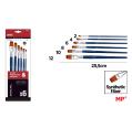 Pincel Profissional Azul Pincel Plano 6 Unidades