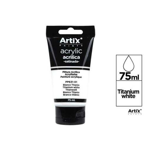 ARTIX WHITE ACRYLIC PAINT 75ML