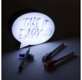 Bordade de LED Luminoso Sanduíche Mensagens