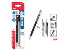 Lápis Mecânico de Chumbo 2 mm com 5 minas MP