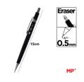 Lápis Mecânico Metálico 0.5 mm Preto
