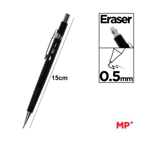 Lápis Mecânico Metálico 0.5 mm Preto