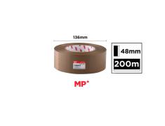 Vedação Adesiva Marrom 48 mm x 200 m MP Fita de Embalagem