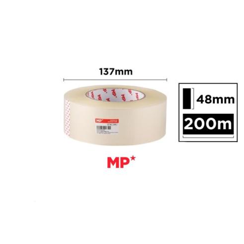 Vedação Adesiva Transparente 48 mm x 200 m MP Fita de Embalagem