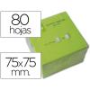 Q-CONNECT BLOC 80 NOTAS REPOSICIONÁVEIS 76 X 76 MM NEON GREEN