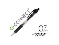 CANETA RETRÁTIL Q-CONNECT 0,7 MM. PRETO