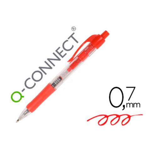 CANETA RETRÁTIL DE 0,7 MM. VERMELHO