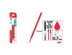 Recarga para Caneta Apagável Vermelho MP ​​​​PE211/PE212 (3 Uds)