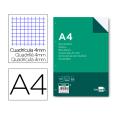 Recargas Folhas Quadradas 4mm 4 Furos A4 100 folhas 100g/m2