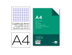 Recargas Folhas Quadradas 4mm 4 Furos A4 100 folhas 100g/m2