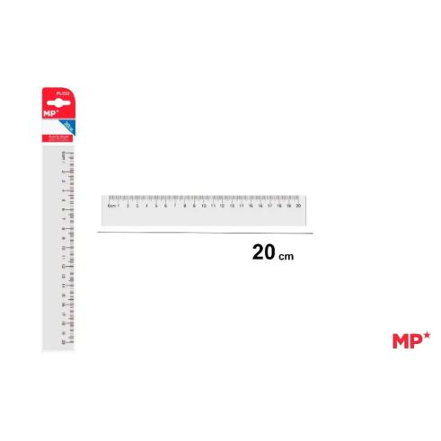 Régua de Plástico 20 cm MP