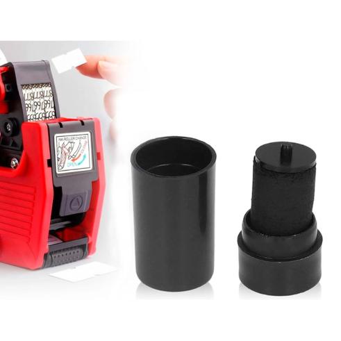 Rolo de tinta 20 mm de tinta preta para fabricante de etiquetas Q-Connect KF00712