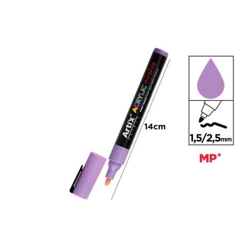 Marcador Acrílico Lavanda Artix