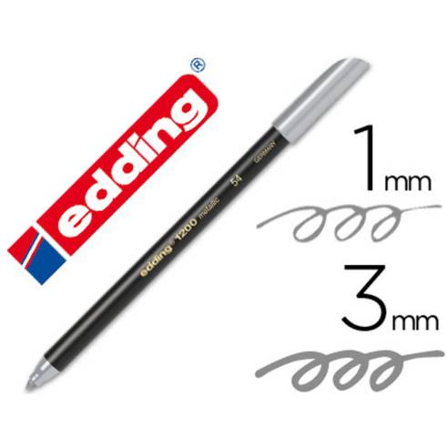 MARCADOR EDDING 1200 PRATA