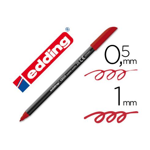 MARKER EDDING 1200 RED ENGLISH