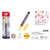 MARCADOR DE TINTA ACRÍLICA ARTIX AMARELO