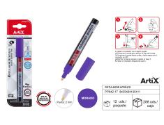 MARCADOR DE TINTA ACRÍLICA ARTIX PURPLE