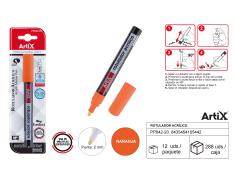 MARCADOR DE TINTA ACRÍLICO ARTIX ORANGE