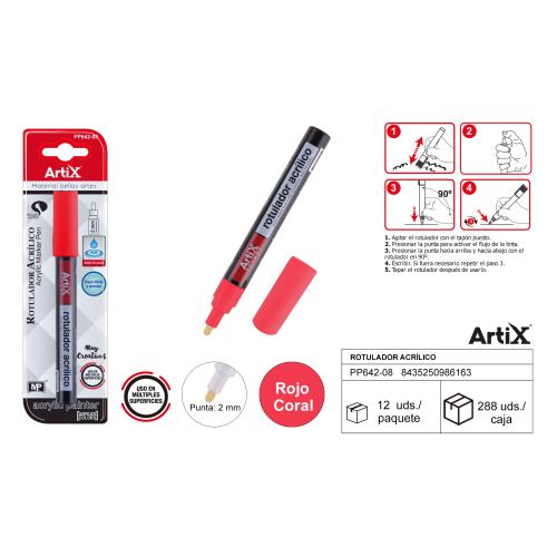 ARTIX RED ACRYLIC PAINT MARKER