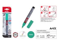 MARCADOR DE TINTA ACRÍLICA ARTIX VERDE