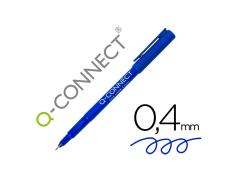 Marcador de Ponta de Fibra Fine Liner Azul 0,4 mm Q-Connect