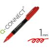 MARKER Q-CONNECT FIBER PERMANENT 1,0mm VERMELHO